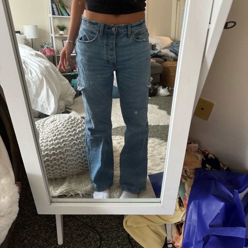 Abercrombie Curve Love 90s baggy low rise